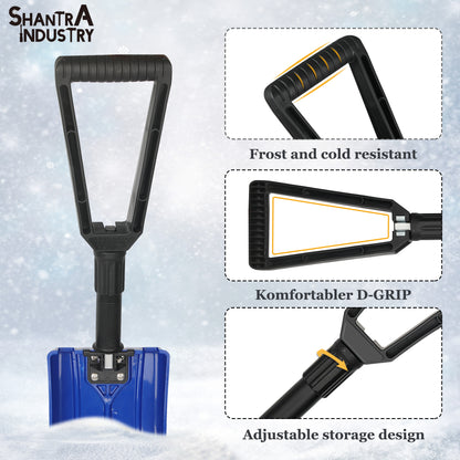 Collapsible Snow Shovel with D-Grip Handle