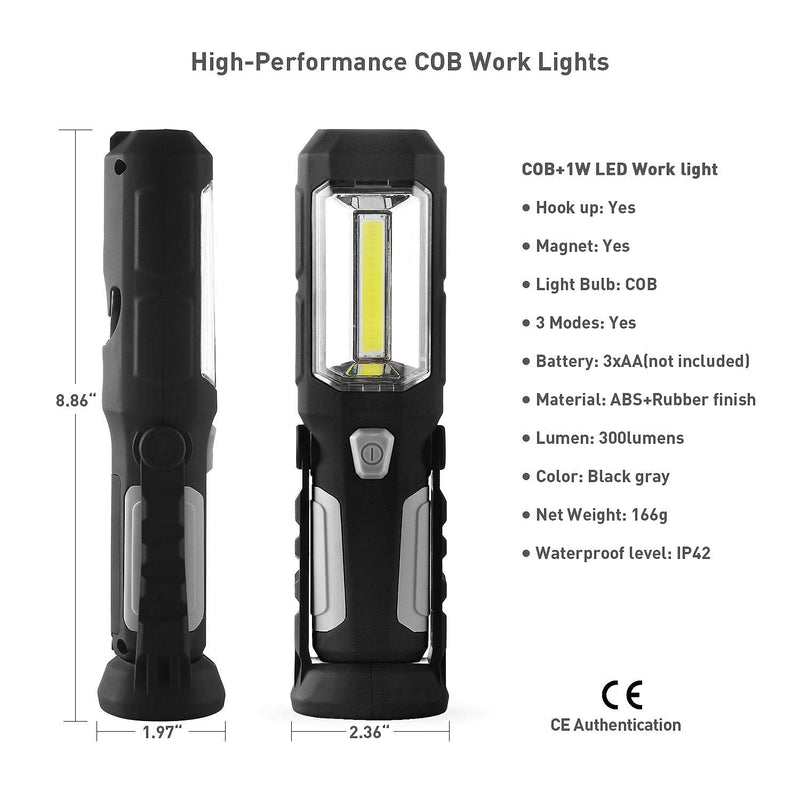 3 Lighting Modes COB Magnetic Work Light
