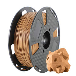ORIENTOOLS PLA Wood 3D Printer Filament 1.75mm, Dimensional Accuracy +/- 0.05 mm, 1kg Spool (2.2lbs), Fit Most FDM Printer