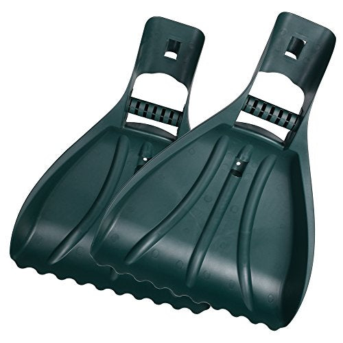 Large Leaf Scoops Hand Held Rakes with Ergonomic Grabber Claws