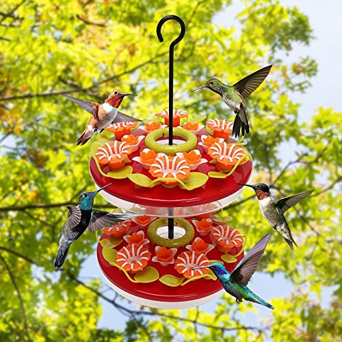 Hanging Hummingbirds Feeder with 24 Feeding Ports