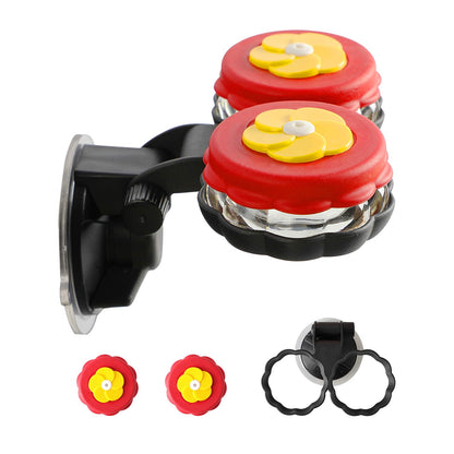 Handheld Hummingbird Feeders with Window Mount Suction Cup Accessory (Set of 2)