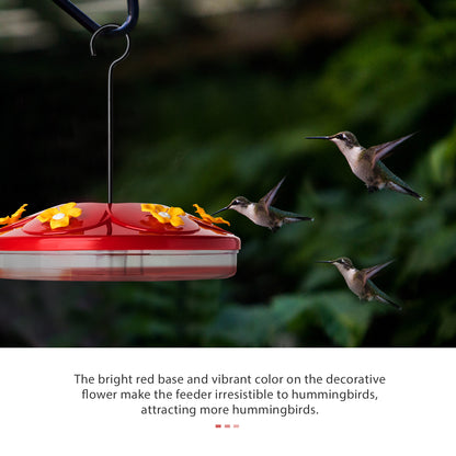 Hanging Flower Hummingbird Feeder 6 Feeding Stations